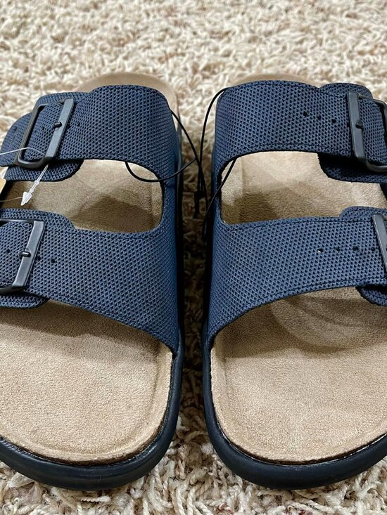 Quiksilver Embark Deck Slide Sandals Shoes Navy, Men’s Size 7 (New) main image 5